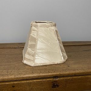 Bell Shaped Collapsible Lamp Shade in Champagne